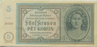 Czech Republic 5 Korun, 1940 image